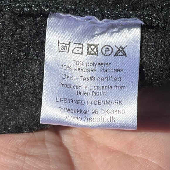 Henriette Steffensen Copenhagen Grey Soft Fleece Jumper Sweater Size M - Picture 7 of 8